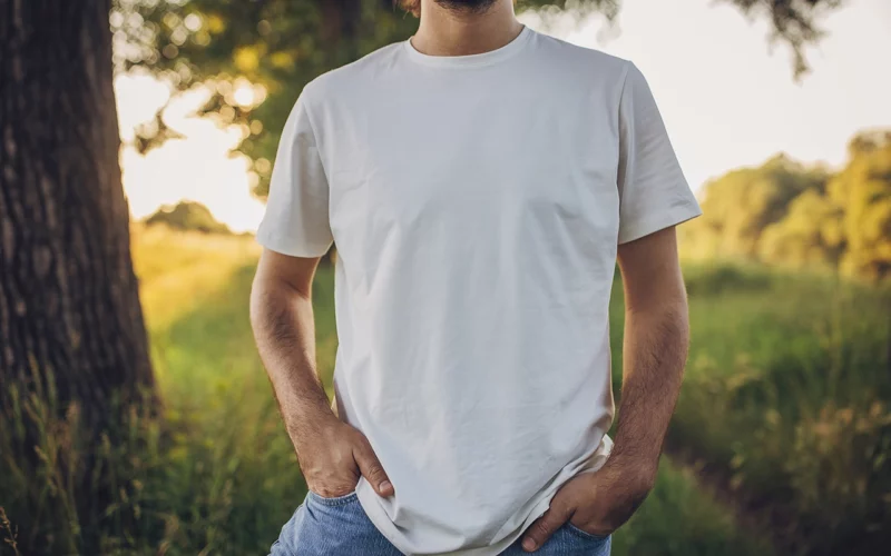 porter le t-shirt selon sa morphologie col rond