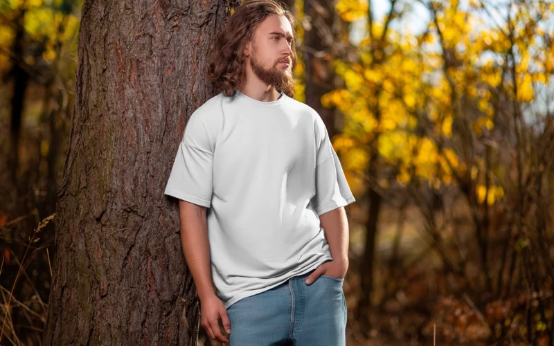 porter le t-shirt selon sa morphologie oversize