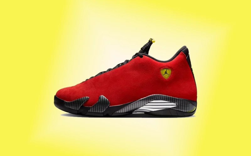 Air Jordan 14 Ferrari logo jordan