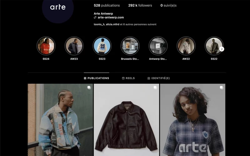 Avis sur Arte Antwerp compte insta