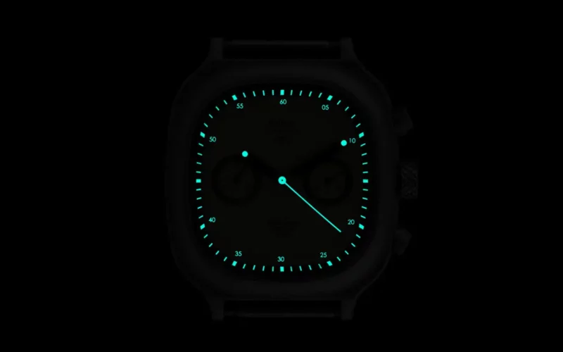 Montre Chronographe 1972 Skysand Kelton Chapal SuperLuminova