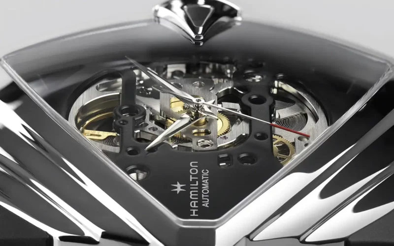 Ventura XXL Skeleton Auto montre Hamilton