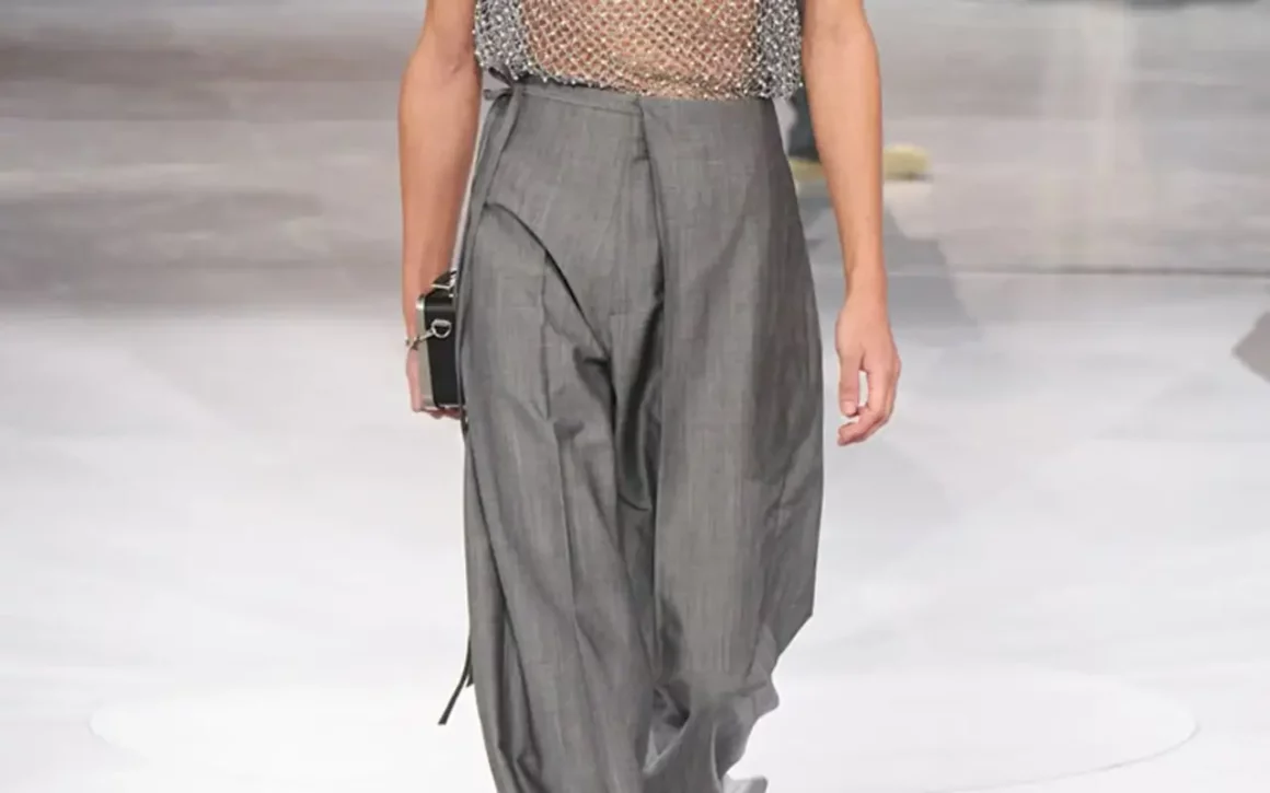 haut transparent trendy pantalon de costume