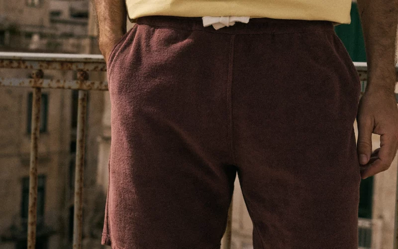 matière éponge trendy short