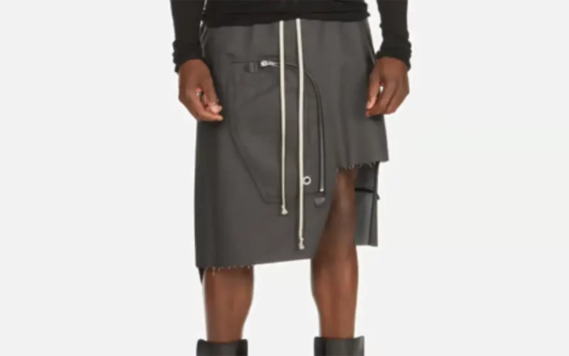 porter la jupe pour homme style darkwear rick owens