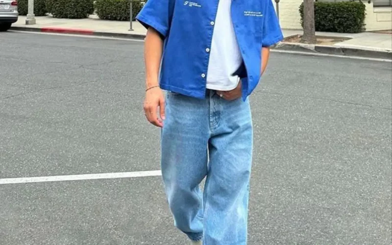 porter le baggy selon sa morphologie avec chemise