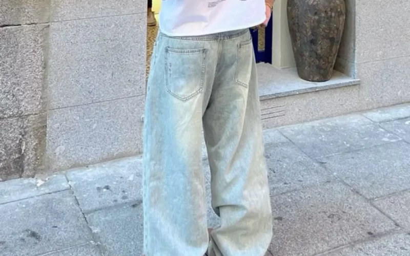 porter le baggy selon sa morphologie avec coupe droite
