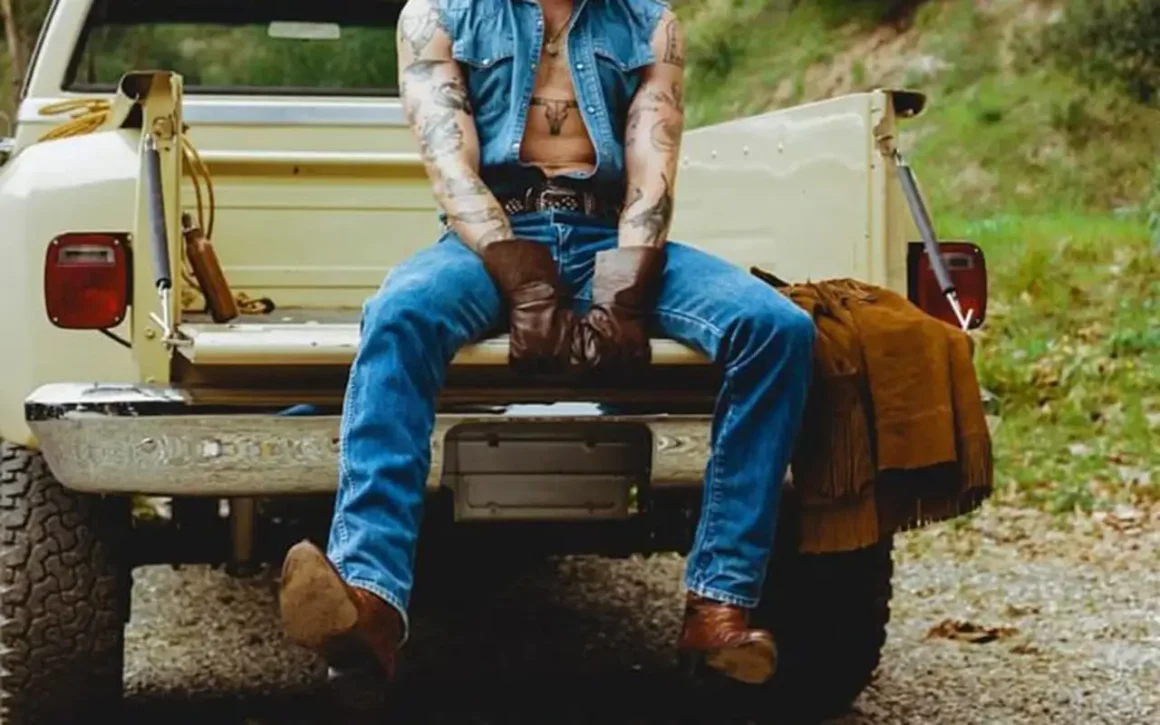 porter les santiags look cowboy