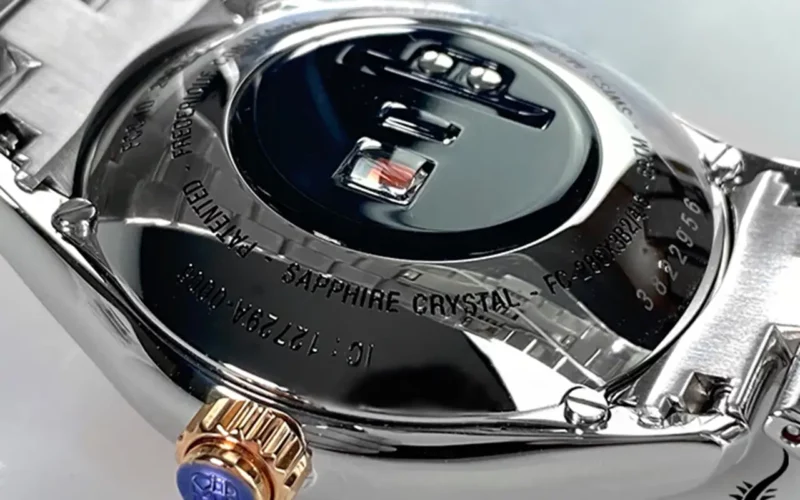 rubis dans une montre nombres