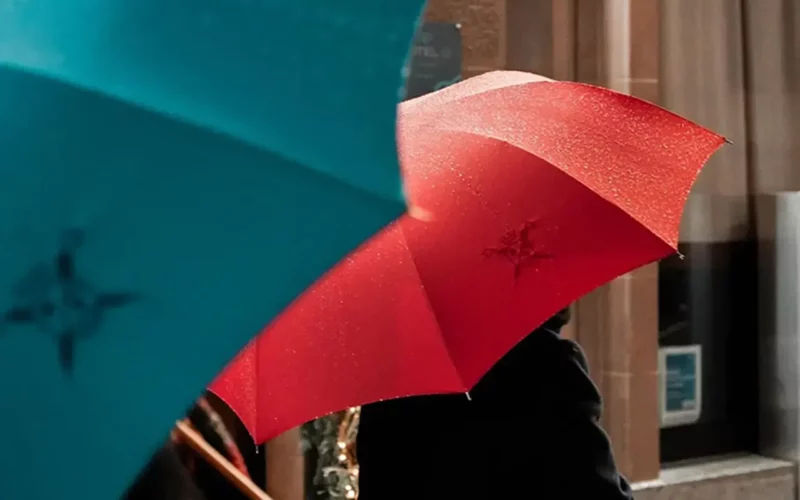 Parapluie haut de gamme rouge
