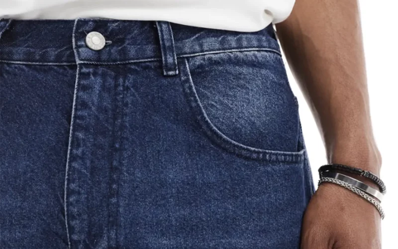 porter le jort en jean asos