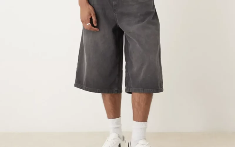 porter le jort en jean chic asos