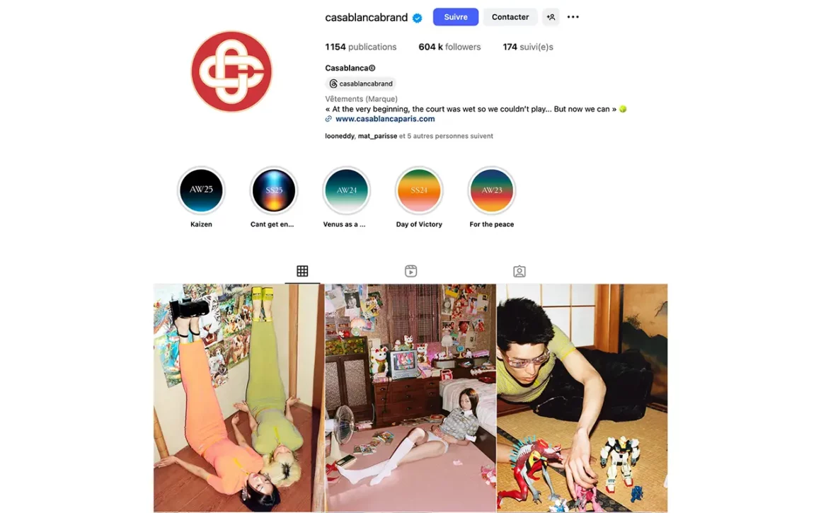 Avis sur Casablanca instagram