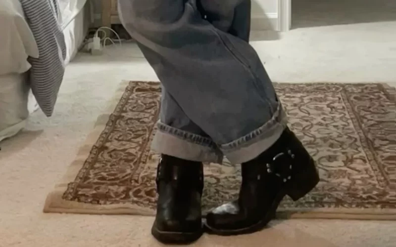 Le cuff jean trendy bottes