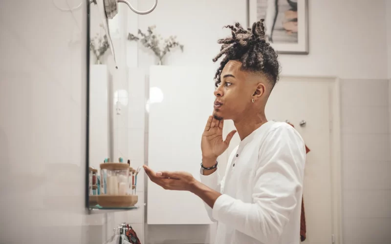 skincare peaux à problème mirroir