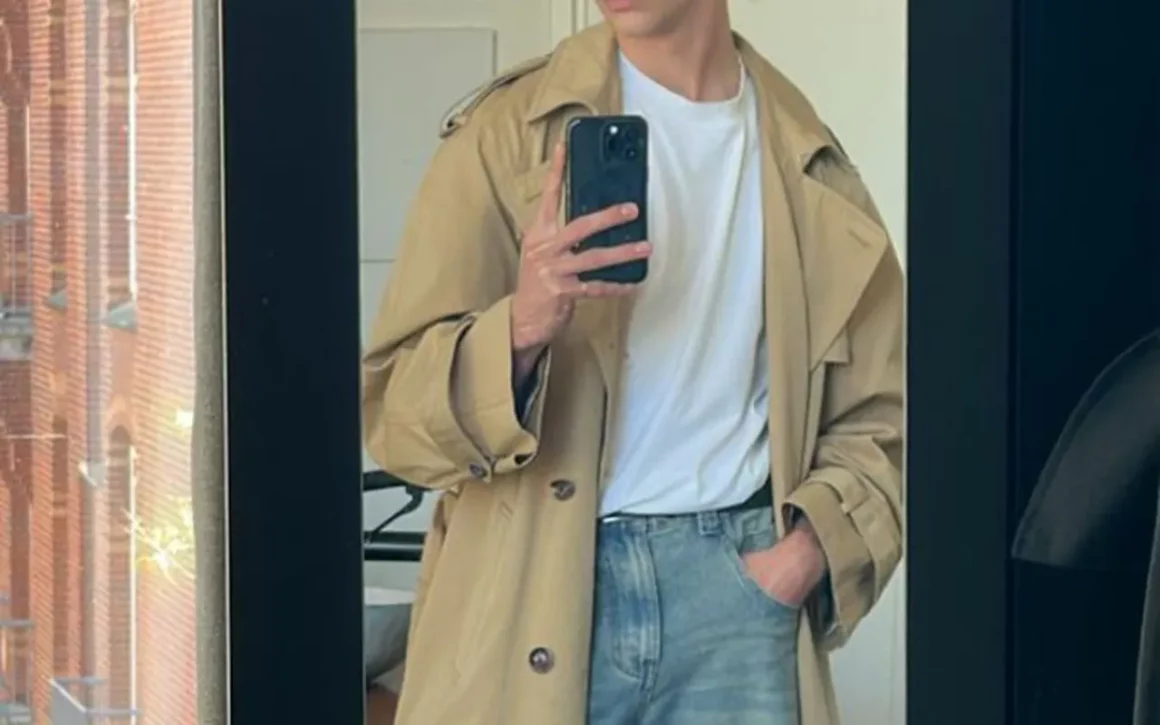 trendy le trench avec un jeans