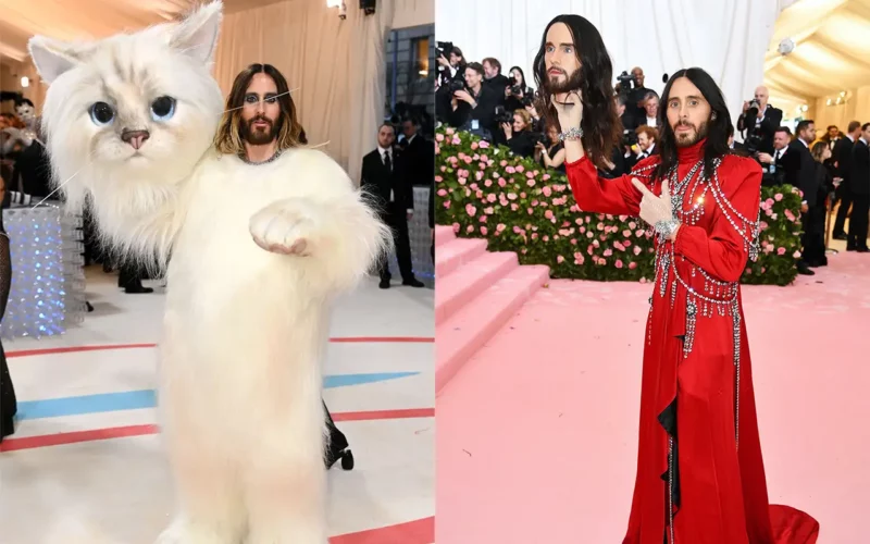 le style de jared leto met gala