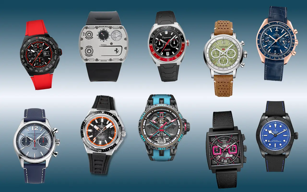 montres inspirées des voitures de course