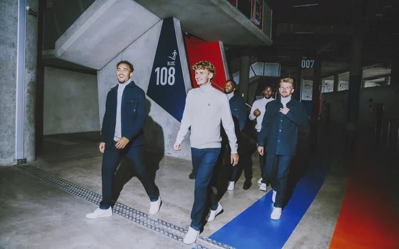 porter la Capsule Olympique Lyonnais x IZAC sport
