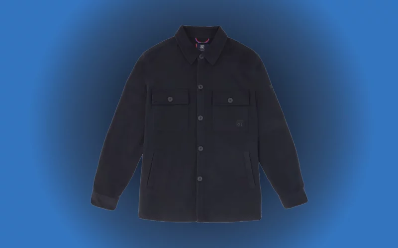 porter la Capsule Olympique Lyonnais x IZAC veste casual