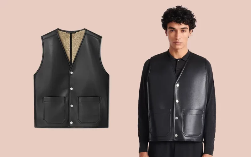 porter le gilet sans manches Nanushka