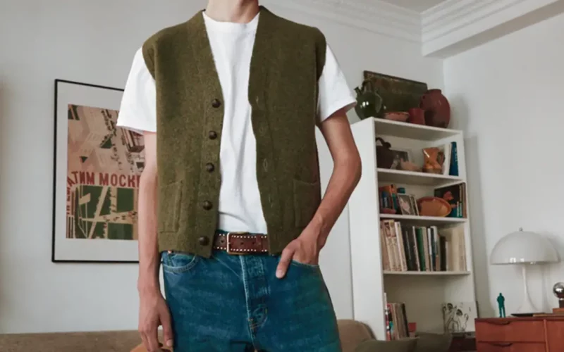 porter le gilet sans manches années 50