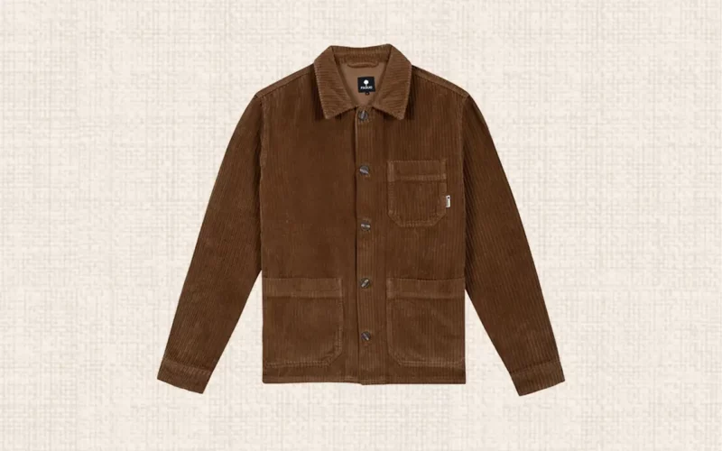 veste en daim marron faguo