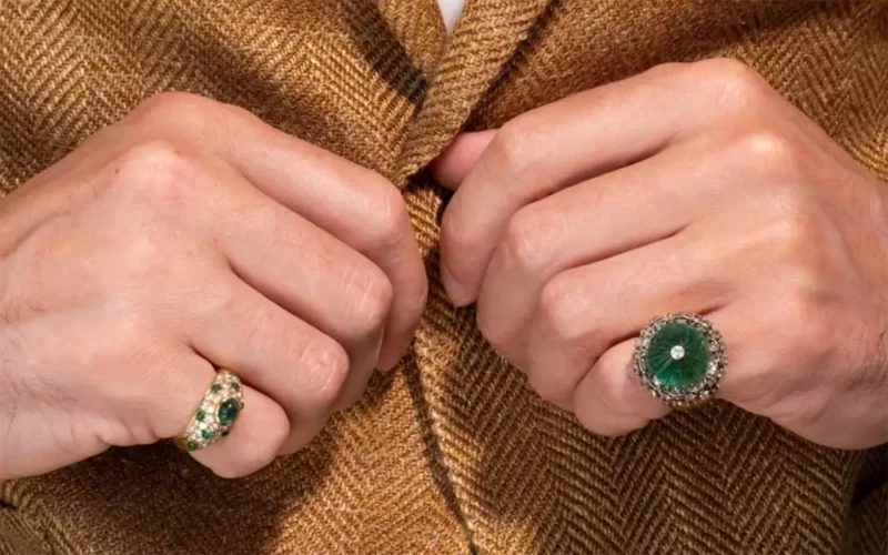 bijoux vintage de luxe bague époque