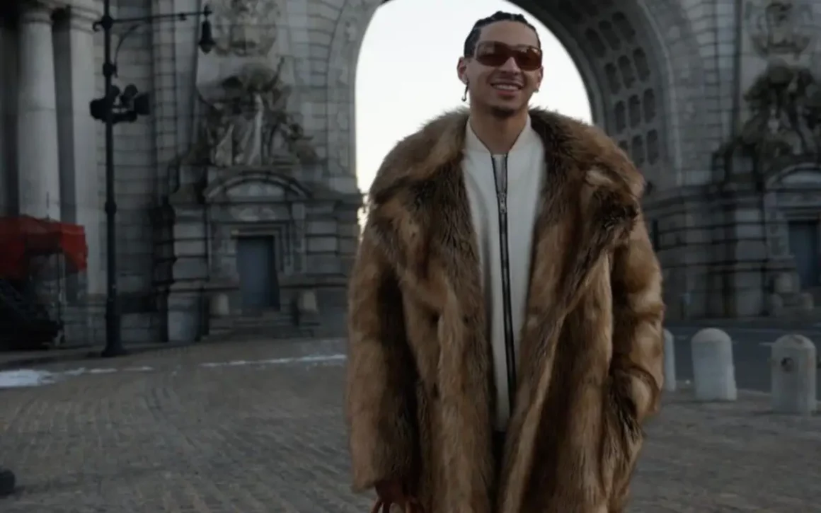 manteau en fausse fourrure pour homme trendy longue