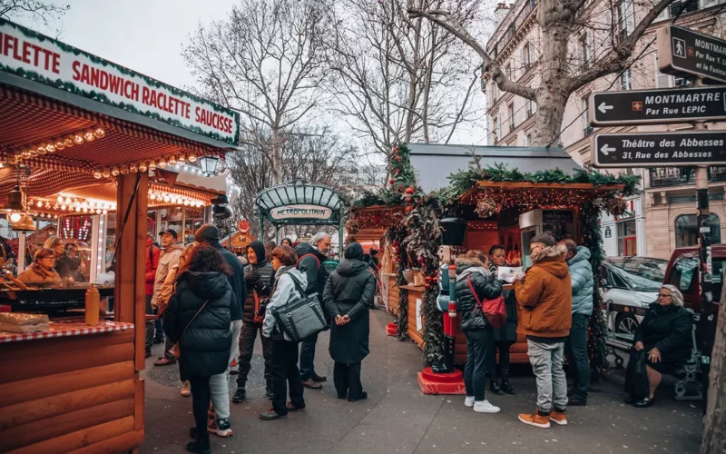 marchés de Noël à Paris Montmartre