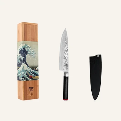 selection shopping couteau