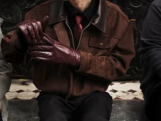 Gants en cuir trendy