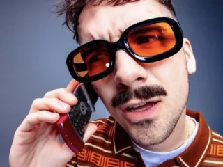 lunettes colorées trendy Orange