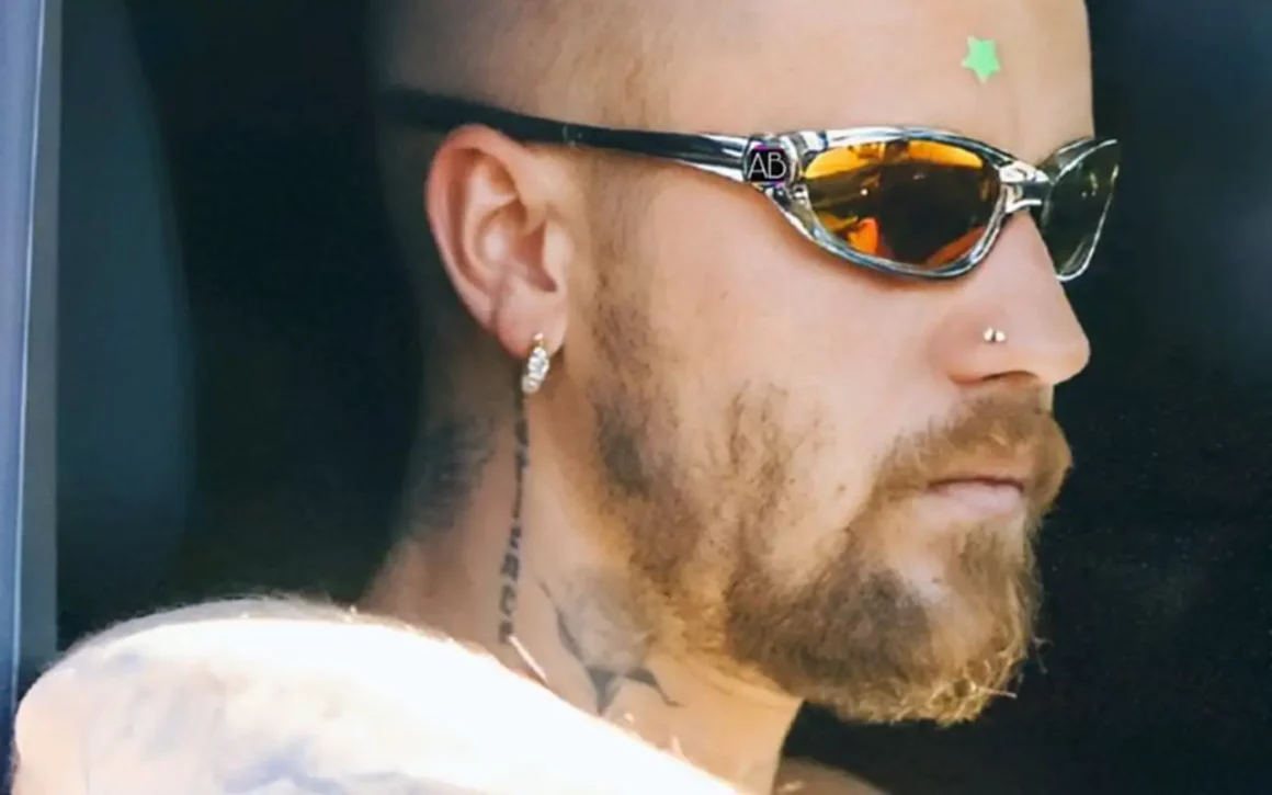 Lunettes de soleil Wrap-around trendy Justin Bieber