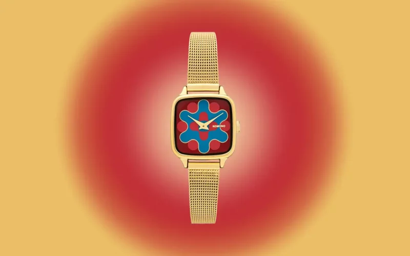 Montre Kate Aurora Royale Gold Maroon Blue