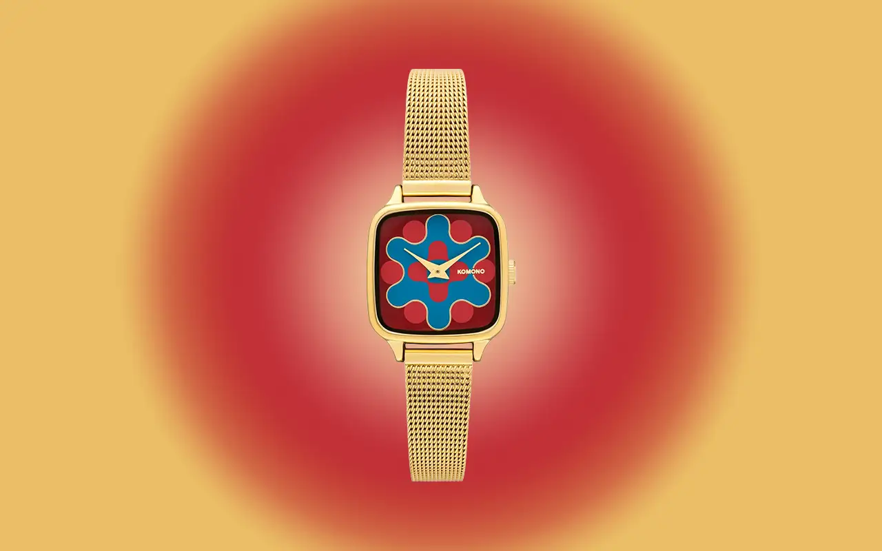 Montre Kate Aurora Royale Gold Maroon Blue