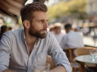 Utiliser une brosse à barbe