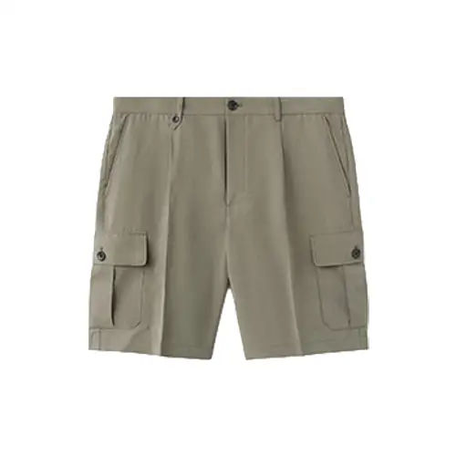Sélection shopping Bermuda coton modal cargo Mango