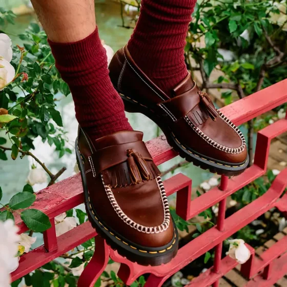 mocassins en cuir pour homme